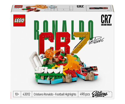 Klocki LEGO® LEGO EDITIONS 43012 Cristiano Ronaldo — piłkarskie momenty